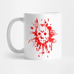 Jason Voorhees Blood Spatter Mug